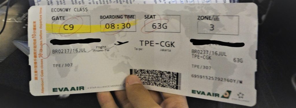 flight ticket to CGK